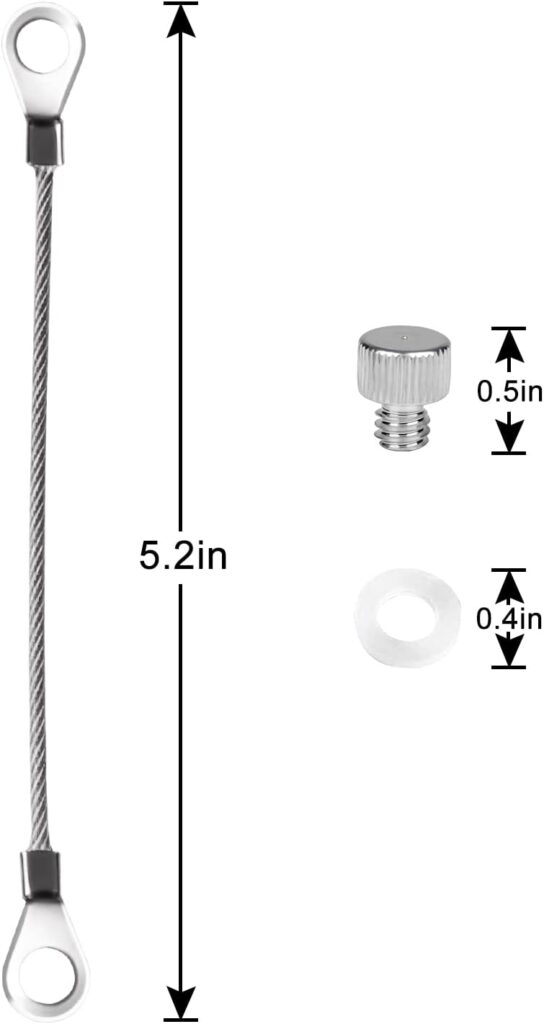 Anti-Drop and Anti-Theft Security Chain for Google Nest Cam (Battery),Extra Protection for Your Camera (Camera Not Included) (4PCS)