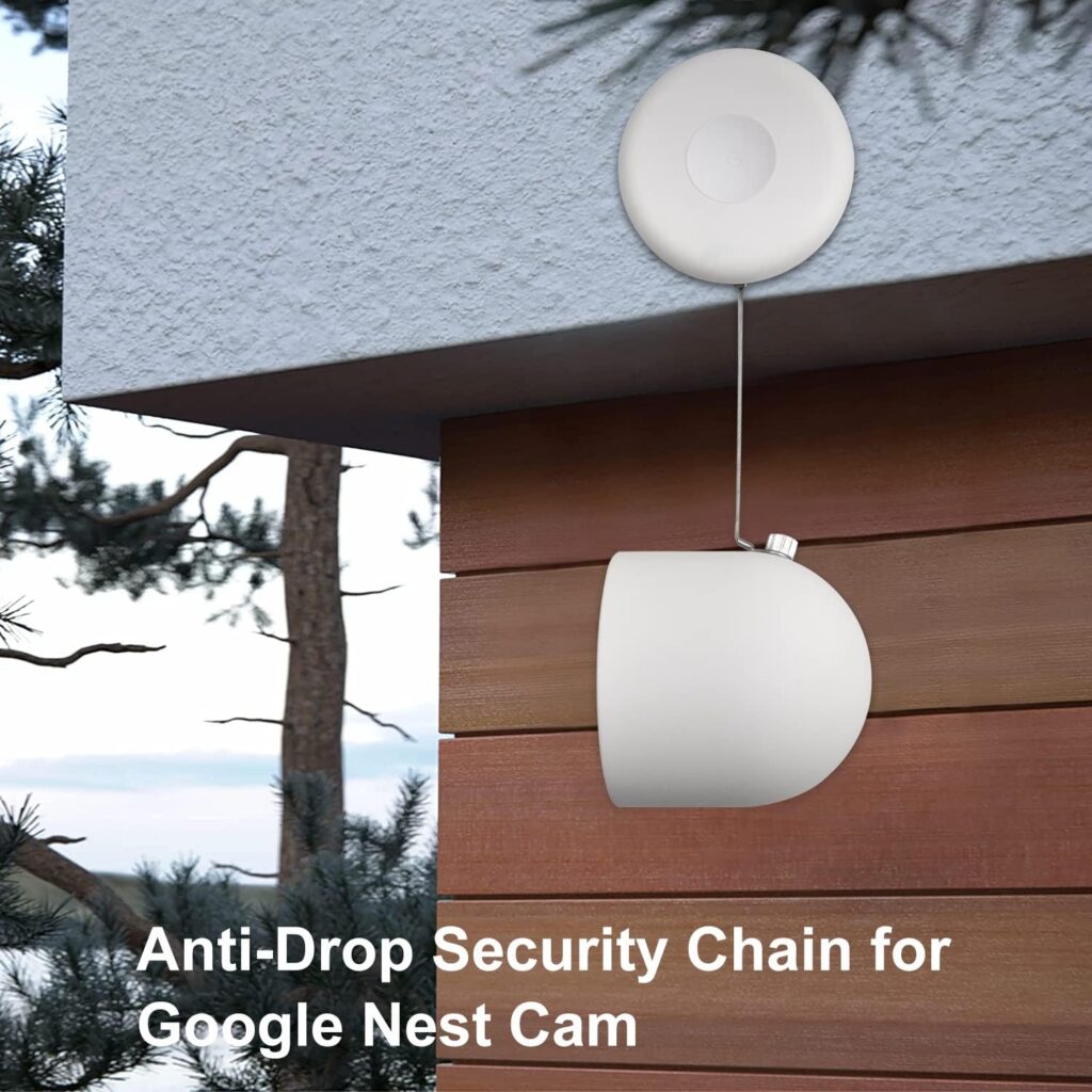 Anti-Drop and Anti-Theft Security Chain for Google Nest Cam (Battery),Extra Protection for Your Camera (Camera Not Included) (4PCS)