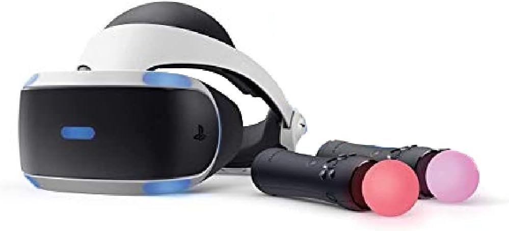 Playstation VR Headset and Move Twin Pack Controllers (PS4) (Renewed)