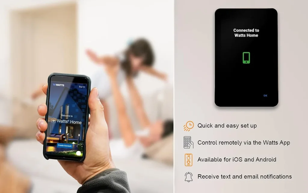SunTouch ConnectPlus Programmable, Smart Thermostat for Electric Floor Heating with Home Automation