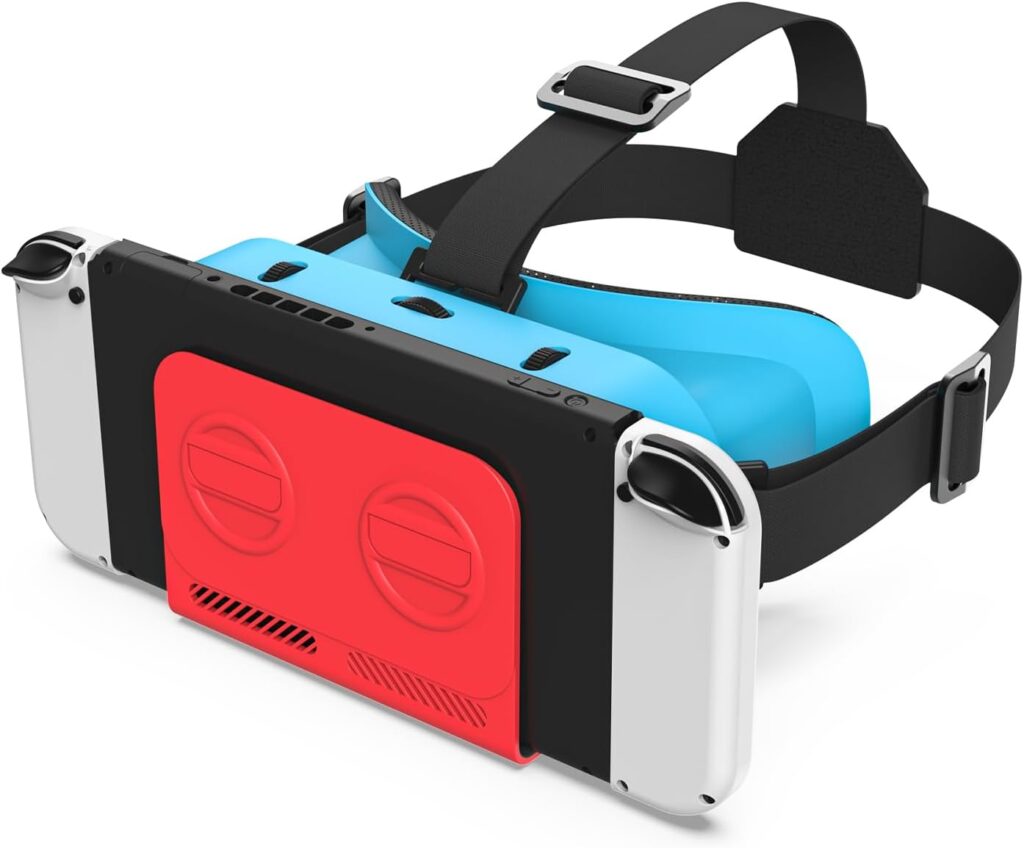 WinDrogon VR Headset, Designed for Nintendo Switch  Switch OLED Accessories for Switch VR Games, Labo VR and YouTube VR, VR Glasses with Adjustable Pupil Distance and Adjustable Switch Goggles Strap…